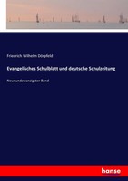 Friedrich Wilhelm DöRpfeld | Evangelisches Schulblatt Und Deutsche Schulzeitung