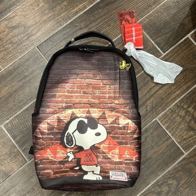Sprayground x Peanuts Snoopy Joe Cool for School Backpack Bricks