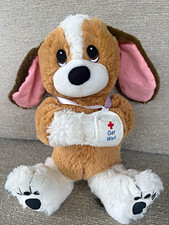 First Main Get Well Puppy Dog Plush Stuffed Animal Bandage Paw Brown White 14
