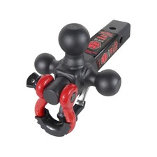 Toptow Trailer Hitch Tri-ball Hitch Mount Wmatte Black Triple Hitch Balls 1-... Toptow Trailer Hitch Tri-ball Hitch Mount Wmatte Black Triple Hitch Balls 1-...