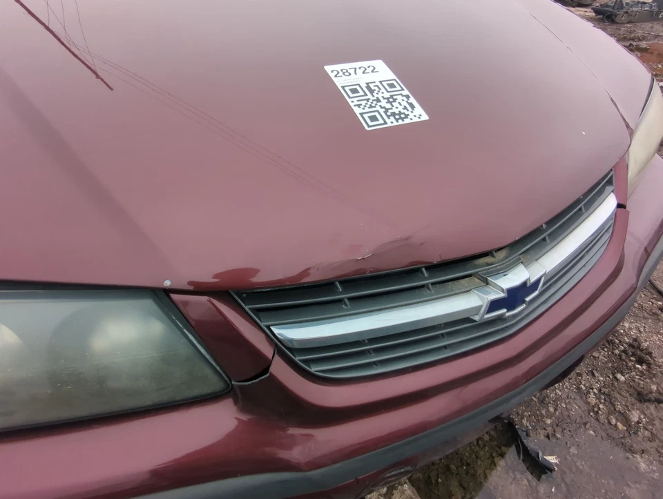 Capô Chevrolet Impala 2000-2005 fabricante de equipamento original K949O - Imagem 2 de 2