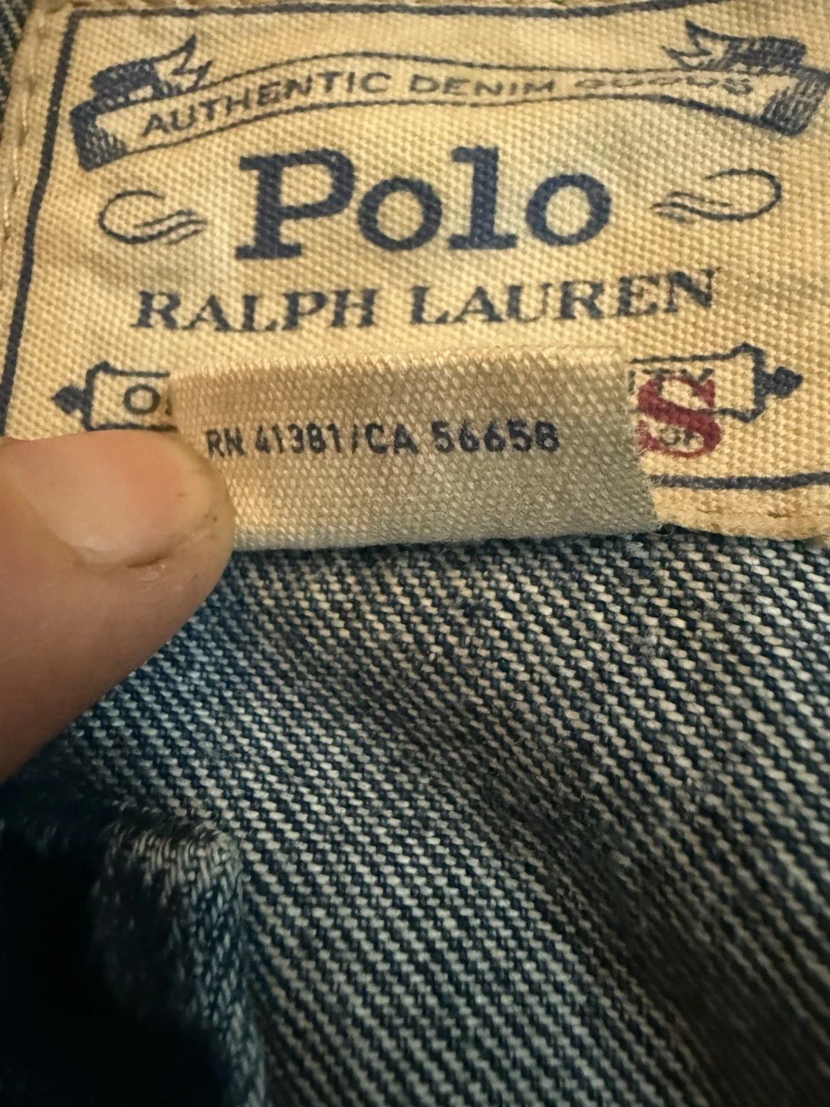 Polo Ralph Lauren Small Trucker Patch Jacket RRL  Preppy Patchwork VTG Nautical image 6