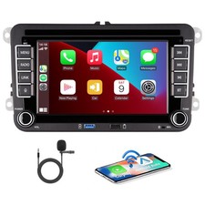 Aphrfamma Vw Auto Radio Of Golf 5 6 Doppio Din Compatibile con CarPlay Wireless/ - Miniatura 1