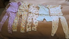 Lot Of 5 Pajama Sets Girls Size 6 100 Cotton