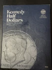 SILVER Kennedy Half Dollars 1964 1985 with 1970D Full Set In Whitman Folder 9699
