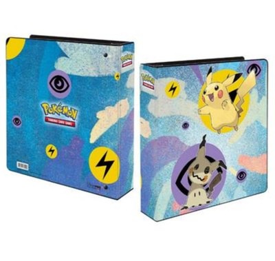 Pokemon Karten Ordner Gallery Series Pikachu & Mimigma 2'' Album Ringordner