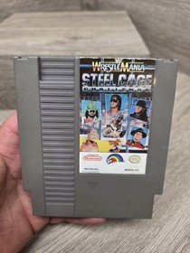 WWF WrestleMania Steel Cage Challenge & Pro Wrestling Nintendo NES Cart Only!!