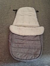 Fluffy Universal Pram/pushchair Liner/cosy Toes/foot Muff