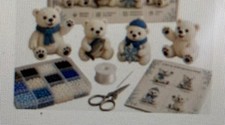 DIY. Polar Bear 3D beading Kit. All five included and kit is new. FREE SHIPPING