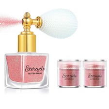 Etercycle Pink Body Glitter Spray Shimmering Sparkle Powder Spray