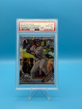 2019 Bowman Chrome RONALDO HERNANDEZ Refractor RC / 499 #BCP-146 PSA Gem Mint 10
