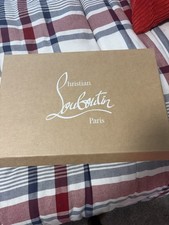 Christian Louboutin Men s Black Glitter Low T...