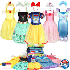 HAMSILY Princess Dress Up Clothes for Little Girls: Princess Costume for Girls T