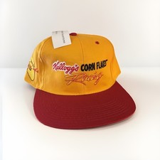 Vintage NWT Kellogg s Racing Trucker SnapBack Hat Cap Nascar Tony Labonte 90s