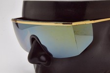 Vintage Gianni Versace Sunglasses, Mod.790, Oversize Screen Mirrored Lens