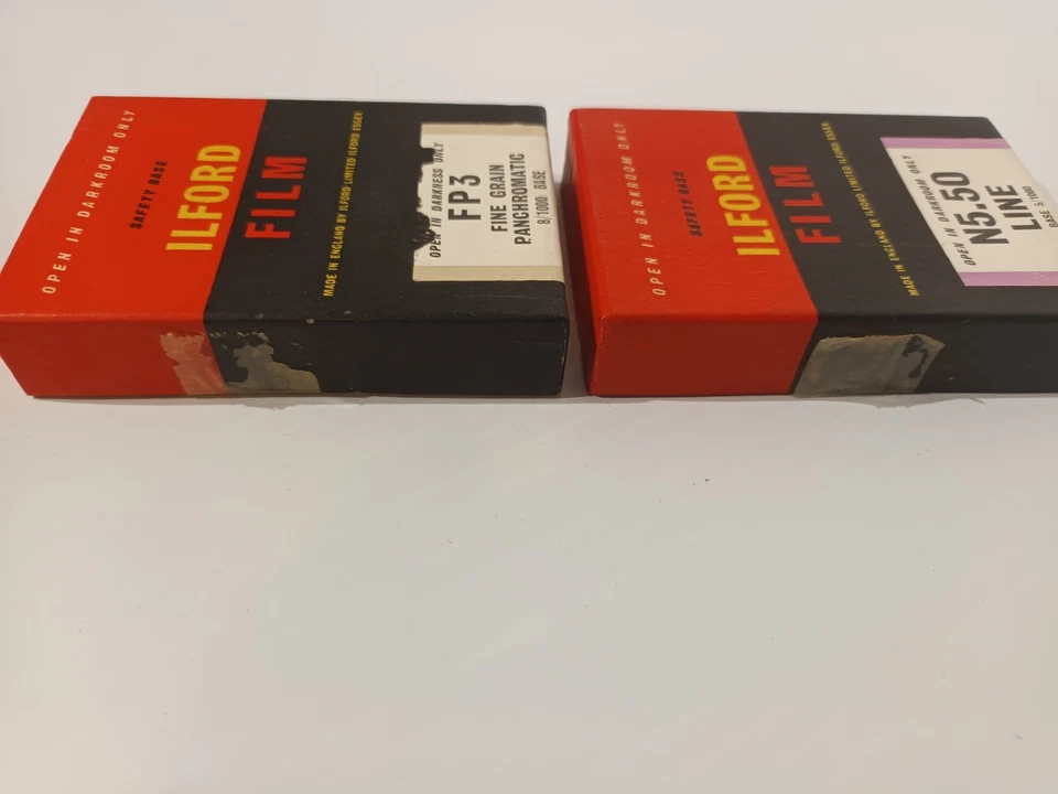 ILFORD FILM N5.50 LINE BASE 5/1000 25 Films 2 1/4 x 3 1/4 in 2 boxes - image 4 of 4
