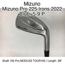 Mizuno Mizuno Pro 225 Irons 2022 5-9.P Iron Set 38" NS Pro MODUS3 TOUR105 Stiff