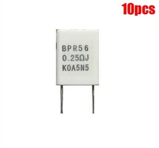 10Pcs Non-Inductive Resistor 0.25R 250Mr 5W+/-10% Ic New mc