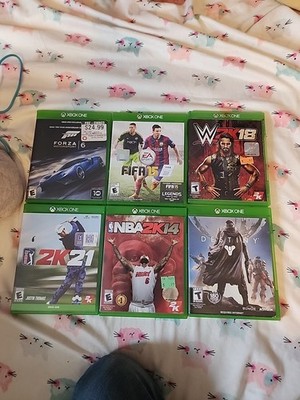 Xbox One Lot - Forza 6 - FIFA- NBA - PGA - Destiny - WWE - 2K