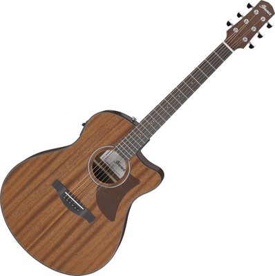 Ibanez AAM54CE-OPN Advanced Acoustic 6-Str Auditorium Gitarre Open Pore Natural
