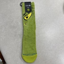 STANCE x The Grinch Da Da Dagrinch Cozy Crew Socks Large 9-13 