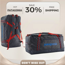 Patagonia Black Hole Duffel 100L Large Travel Bag Backpack Straps Gear Bag