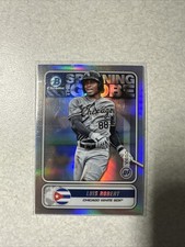 2020 Bowman Chrome Mega Box Spanning the Globe Refractors #STGLR Luis Robert