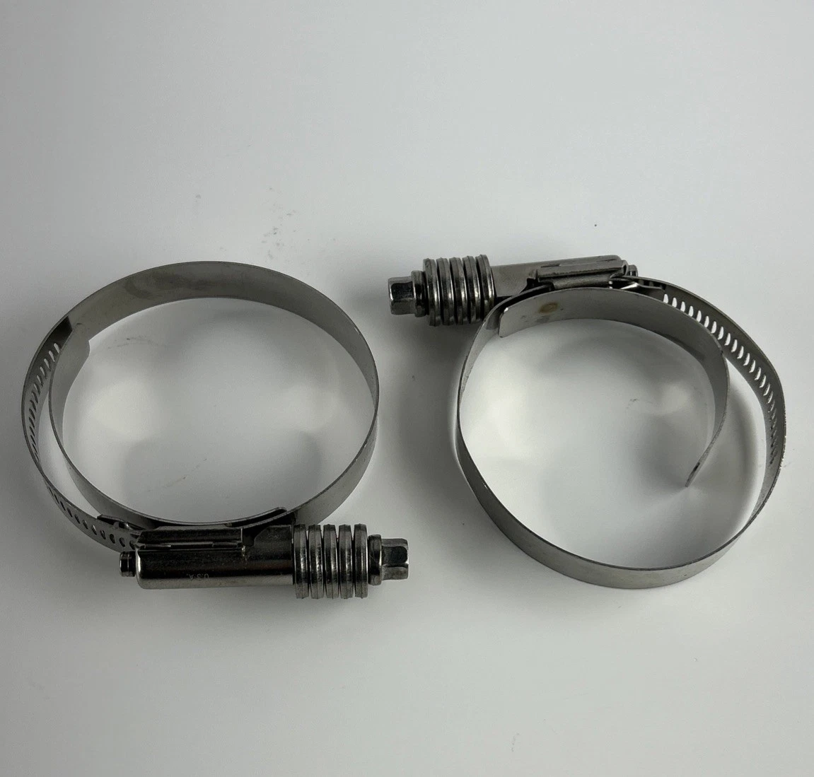 2x John Deere AH170895 OEM Stainless Steel Hose Clamp Band Clamp photo 2