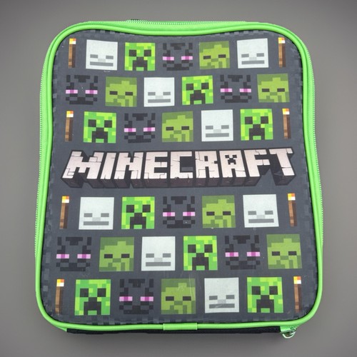 Minecraft Mob Heads Lunch Box Boys/Men For School UK (Without a Bottle ...