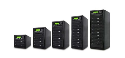 1 to 3 Target DVD/CD Multiple Disc Duplicator with Built-In Burners