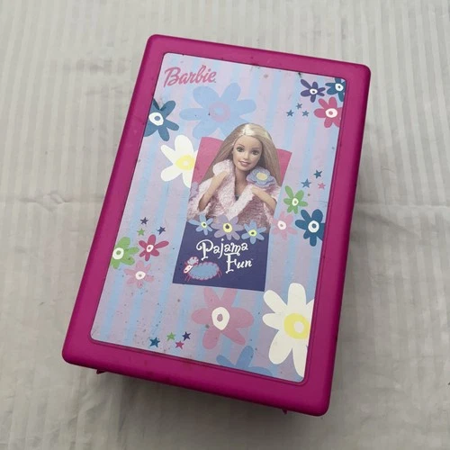 Mattel 1998 Vintage Barbie Doll Trunk Carrying Case Pink Storage