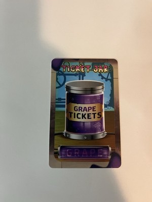 New Minions Jelly Lab Grape Ticket Jar Dave & Busters Card