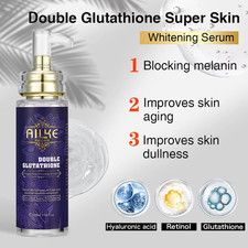 Whitening Cream, Glutathione Body Lotion for Brighter Skin, Reduce Dark Spots, B