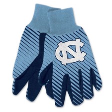 North Carolina Tar Heels Gloves Two Tone Style Adult Size