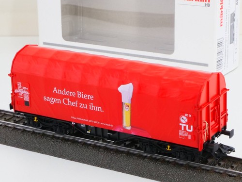 Märklin 48314 Schiebeplanenwagen Früh Kölsch DB AC wie NEU! OVP BL 1706-10-35 | Condition: Gebraucht