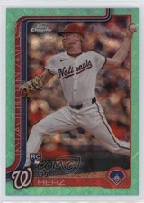 2025 Topps Chrome Logofractor Edition Aqua Refractor 199/199 DJ Herz #270 16tx