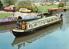 Picture Postcard: CANAL, HOLIDAY CRUISER 'BARBIE', PEAK FOREST CANAL