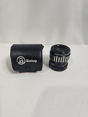 BISHOP GRAPHICS PEAK 10X DE-LUXE 3500 Eye Loupe Comparator w/Orig Case