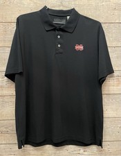 Mississippi State Bulldogs ~ Black Polo Shirt ~ Mens Large ~ PreOwned