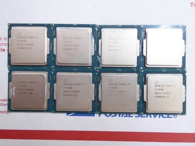 Lot of 8 Intel Core i7-6700 CPU 3.4GHz SR2L2 CPU