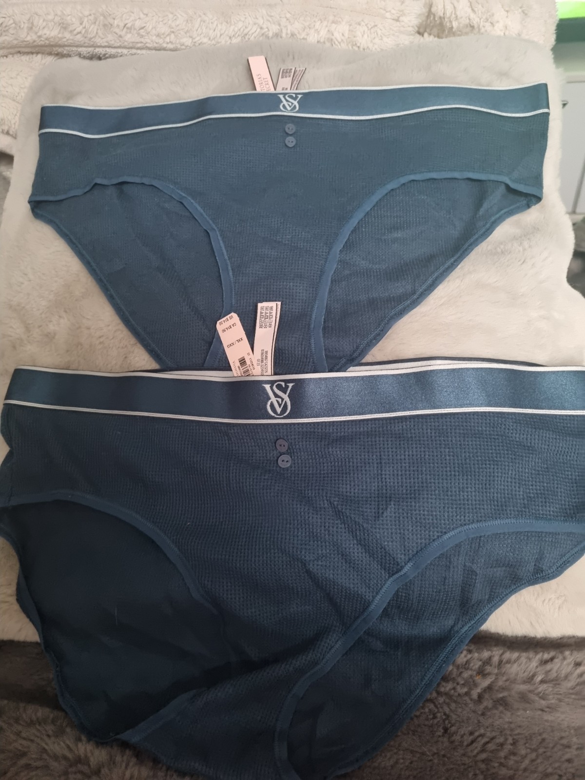 Bragas Victoria’s Secret para mujer talla XXL Reino Unido 18 talla grande x 2 nuevas con etiquetas