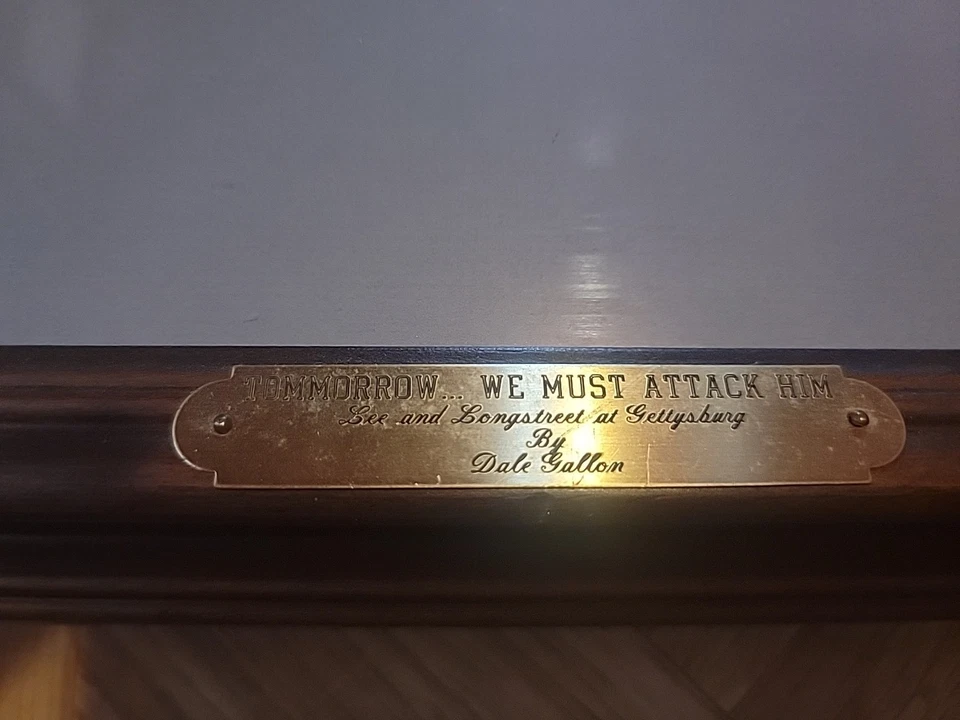 Mort Künstler "Tomorrow We Must Attack Him" Lee & Longstreet S/N 911/950 с сертификатом подлинности - Изображение 4 из 4