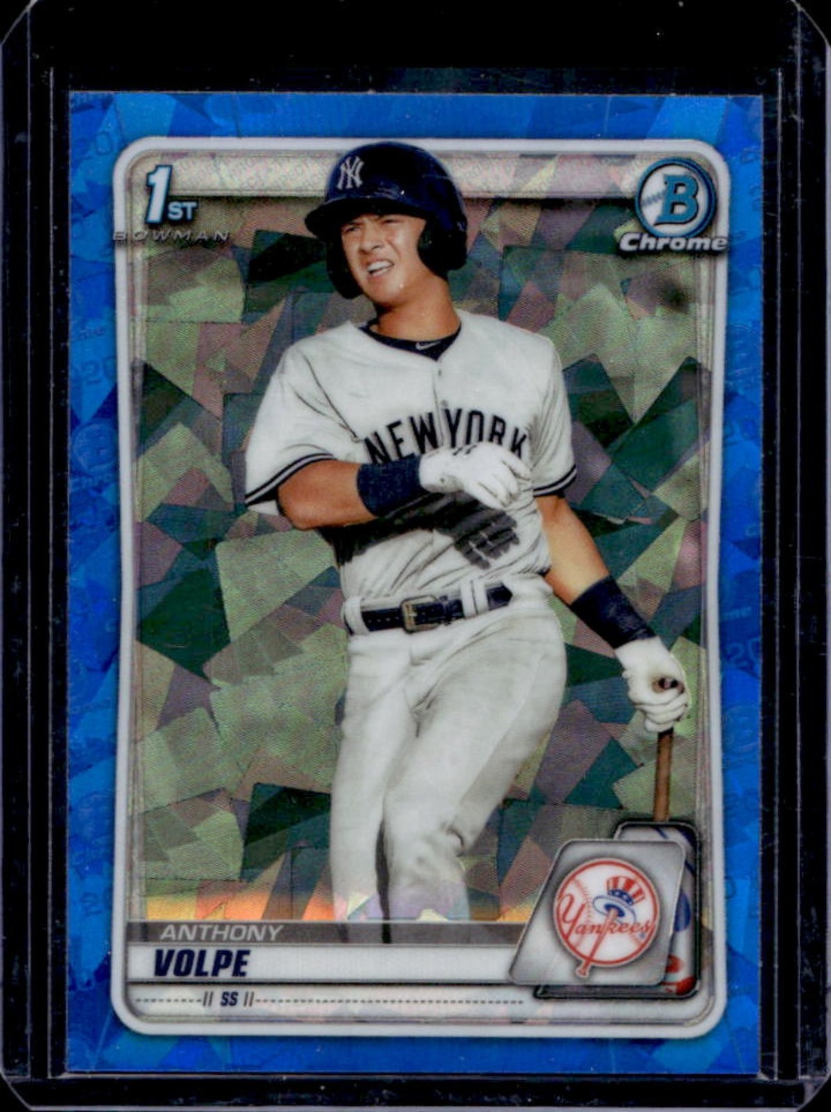 2020 Bowman Sapphire Anthony Volpe Chrome #BCP-139 Yankees