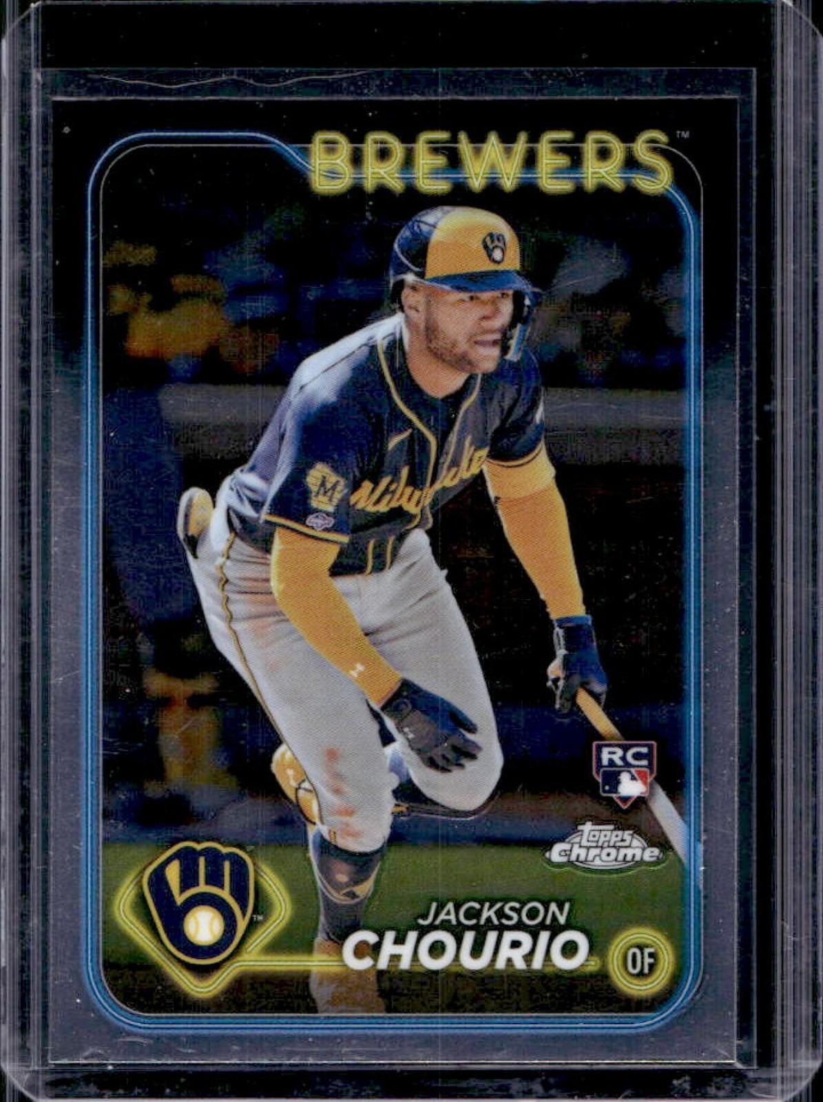 2024 Topps Chrome Jackson Chourio RC Rookie #161 Brewers