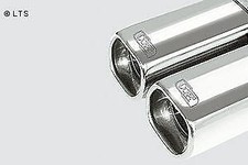 ULTER Sportauspuff Fiat Grande Punto Bj. 05-11 1.2l  1.4l - 2 x 80x65mm rechteck