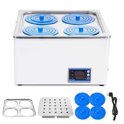 Thermostatic Water Bath 13L Digital Water Bath Heater For Lab 800W 4 Opening