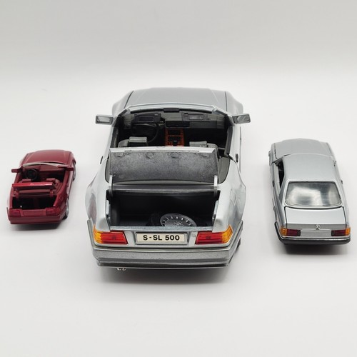 3 Vintage Mercedes Die-Cast Cars 1:18 Thailand 1:35 NZG Germany 1:43 Schabak Ger - Picture 5 of 15
