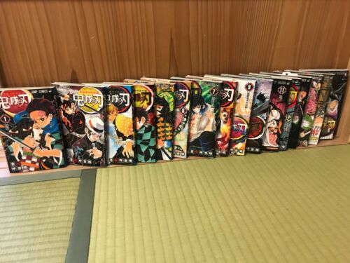 Kimetsu no Yaiba 1- 20 Japanischer Comic mit 3 Karten Demon Slayer Jump Manga - Bild 4 von 11