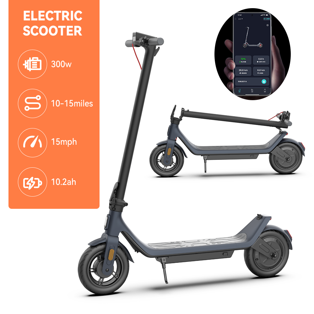 Foldable Electric Scooter 10.2AH Battery Urban Commuter E-Scooter With APP for Adults