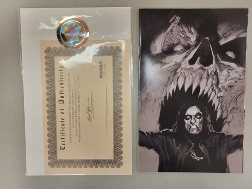 Alice Cooper #1 Dynamite.com Exclusive w COA LTD to 100 Copies *